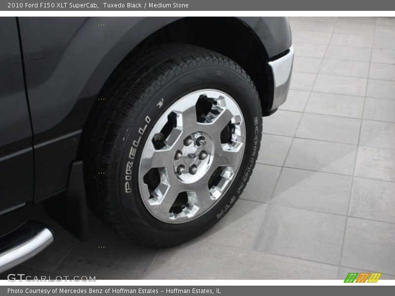 Tuxedo Black / Medium Stone 2010 Ford F150 XLT SuperCab