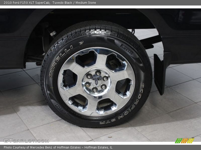 Tuxedo Black / Medium Stone 2010 Ford F150 XLT SuperCab