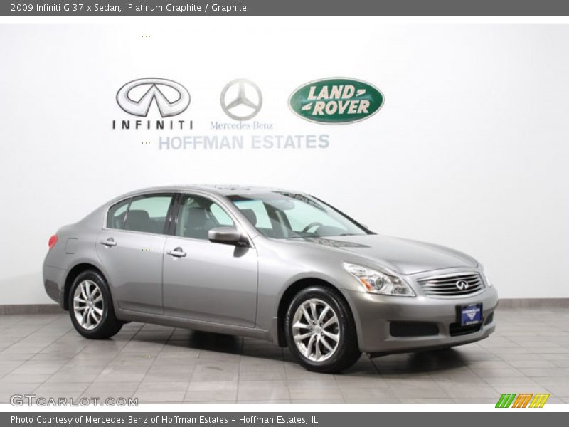 Platinum Graphite / Graphite 2009 Infiniti G 37 x Sedan