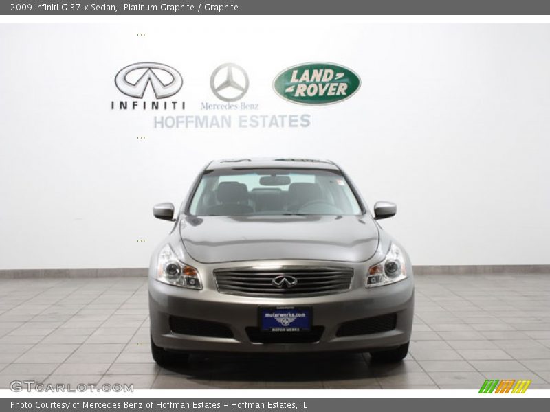 Platinum Graphite / Graphite 2009 Infiniti G 37 x Sedan