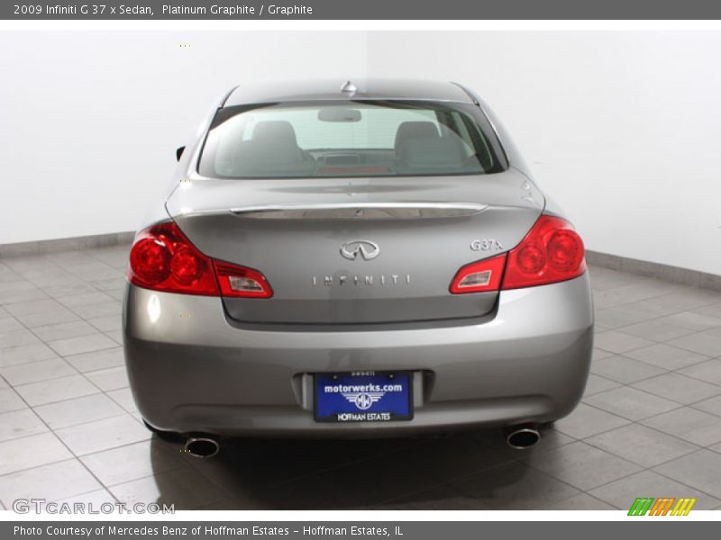 Platinum Graphite / Graphite 2009 Infiniti G 37 x Sedan