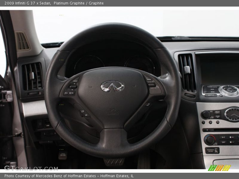 Platinum Graphite / Graphite 2009 Infiniti G 37 x Sedan