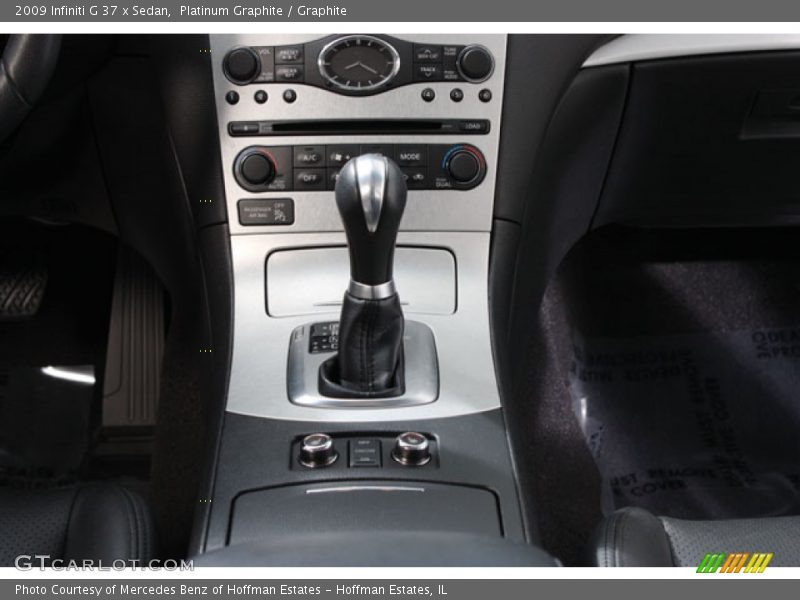 Platinum Graphite / Graphite 2009 Infiniti G 37 x Sedan