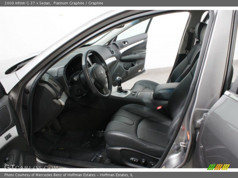 Platinum Graphite / Graphite 2009 Infiniti G 37 x Sedan