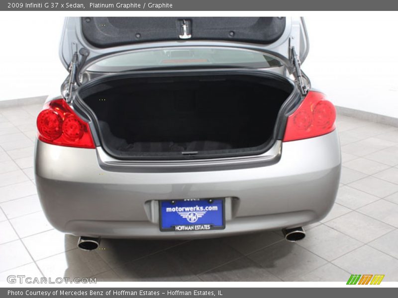 Platinum Graphite / Graphite 2009 Infiniti G 37 x Sedan