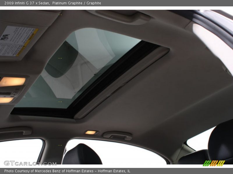 Platinum Graphite / Graphite 2009 Infiniti G 37 x Sedan