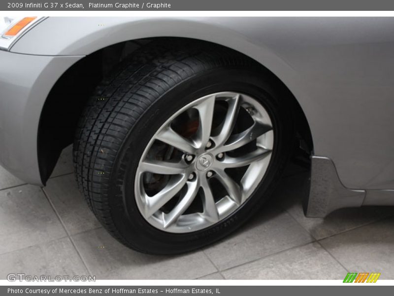 Platinum Graphite / Graphite 2009 Infiniti G 37 x Sedan