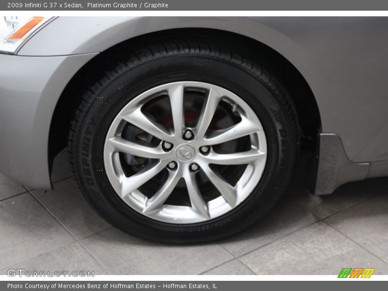 Platinum Graphite / Graphite 2009 Infiniti G 37 x Sedan