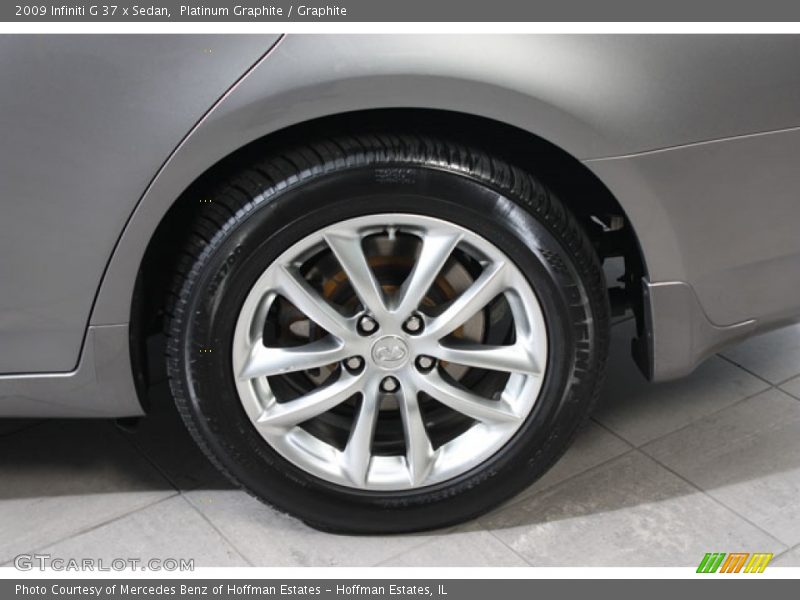 Platinum Graphite / Graphite 2009 Infiniti G 37 x Sedan