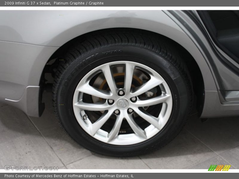 Platinum Graphite / Graphite 2009 Infiniti G 37 x Sedan
