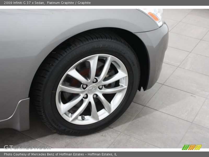 Platinum Graphite / Graphite 2009 Infiniti G 37 x Sedan