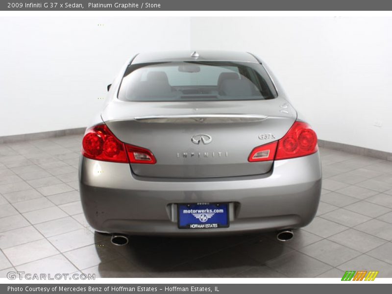 Platinum Graphite / Stone 2009 Infiniti G 37 x Sedan