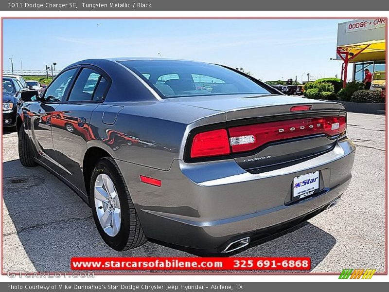 Tungsten Metallic / Black 2011 Dodge Charger SE