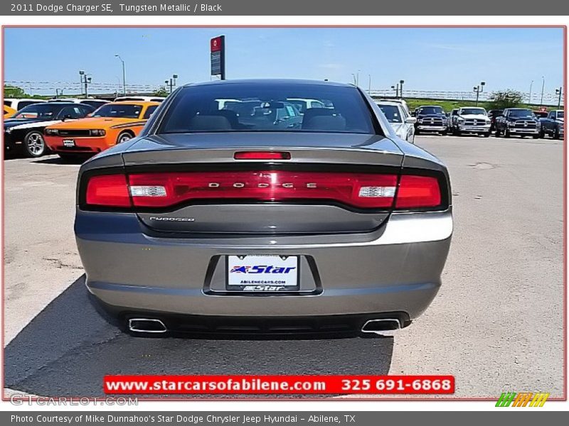 Tungsten Metallic / Black 2011 Dodge Charger SE