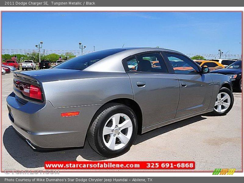 Tungsten Metallic / Black 2011 Dodge Charger SE