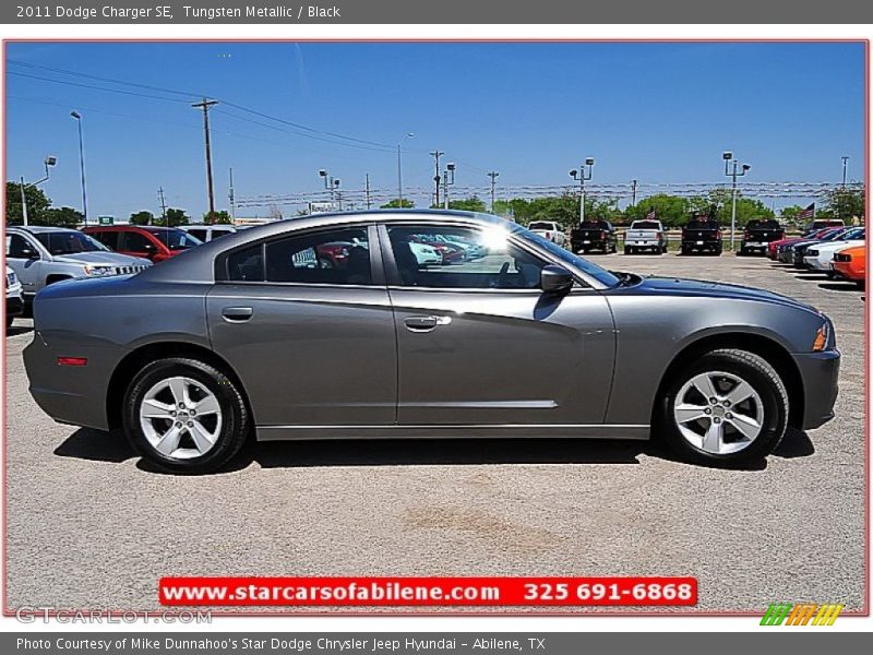 Tungsten Metallic / Black 2011 Dodge Charger SE
