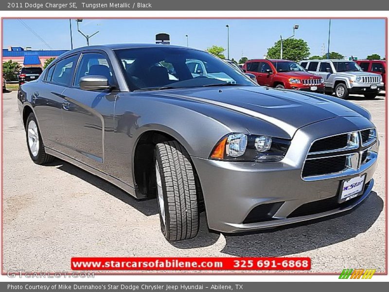Tungsten Metallic / Black 2011 Dodge Charger SE