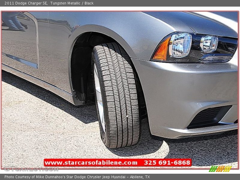 Tungsten Metallic / Black 2011 Dodge Charger SE