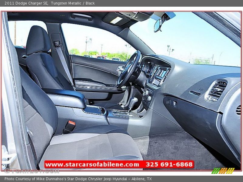 Tungsten Metallic / Black 2011 Dodge Charger SE