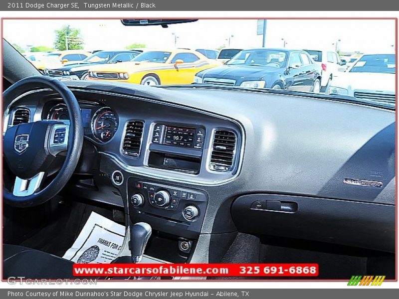 Tungsten Metallic / Black 2011 Dodge Charger SE