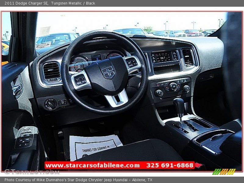 Tungsten Metallic / Black 2011 Dodge Charger SE