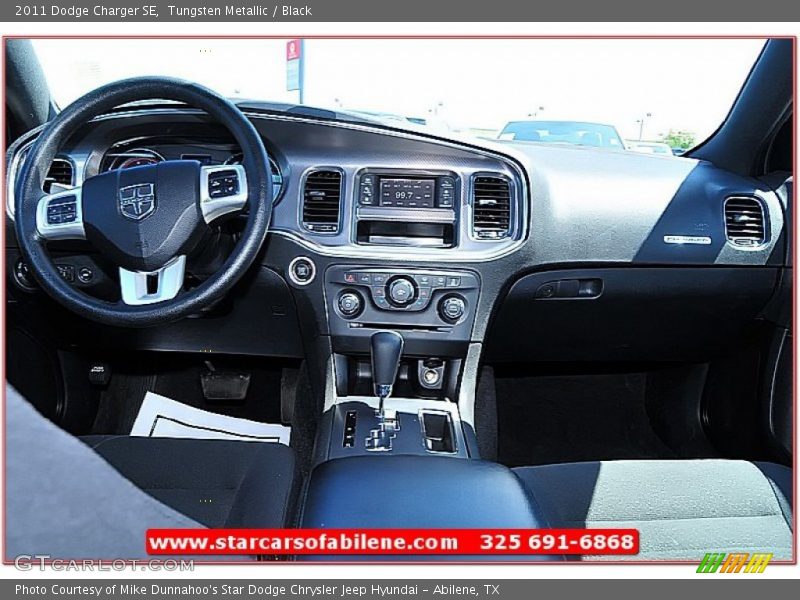 Tungsten Metallic / Black 2011 Dodge Charger SE