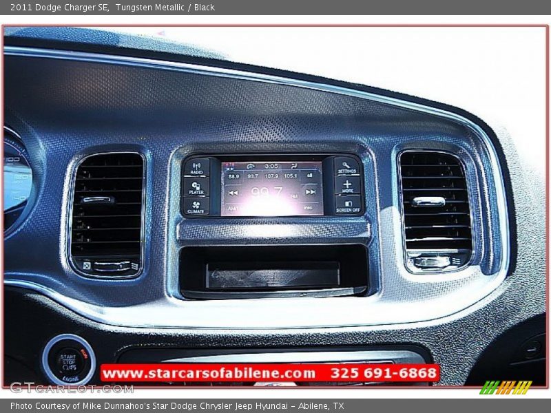 Tungsten Metallic / Black 2011 Dodge Charger SE