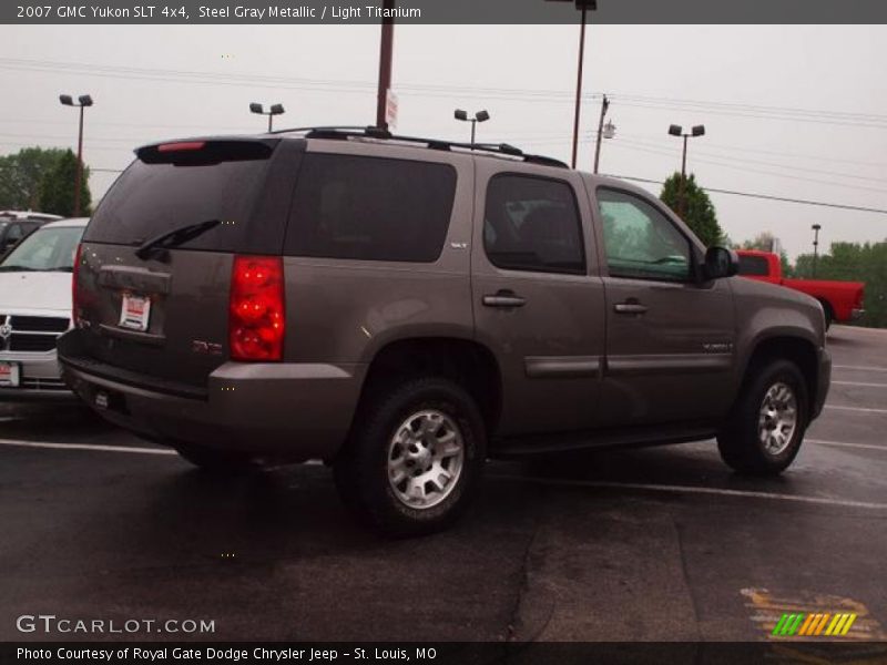Steel Gray Metallic / Light Titanium 2007 GMC Yukon SLT 4x4