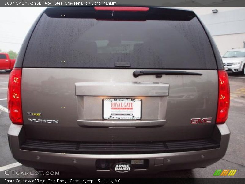 Steel Gray Metallic / Light Titanium 2007 GMC Yukon SLT 4x4