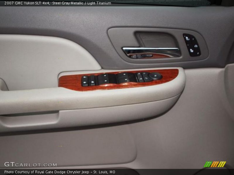 Steel Gray Metallic / Light Titanium 2007 GMC Yukon SLT 4x4