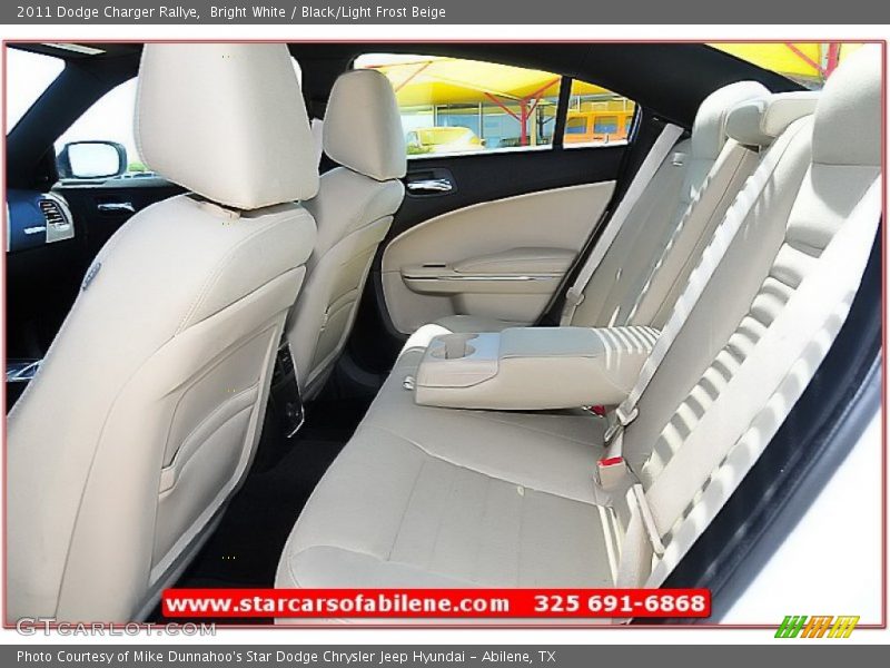 Bright White / Black/Light Frost Beige 2011 Dodge Charger Rallye