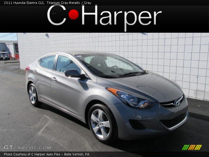 Titanium Gray Metallic / Gray 2011 Hyundai Elantra GLS