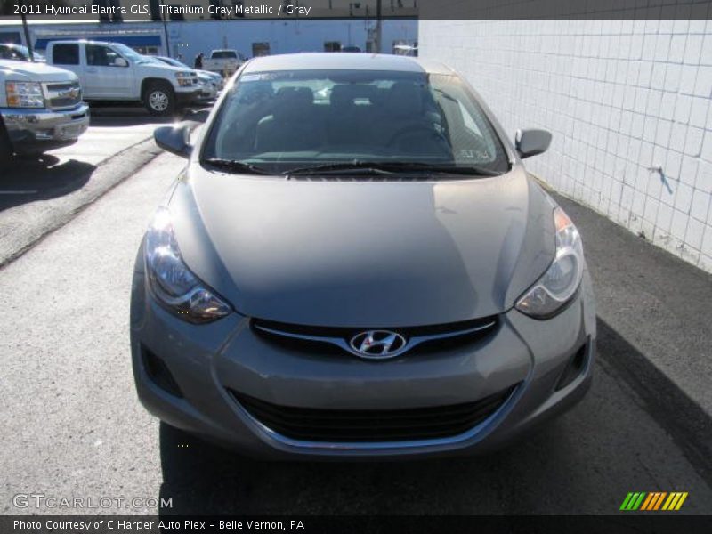 Titanium Gray Metallic / Gray 2011 Hyundai Elantra GLS