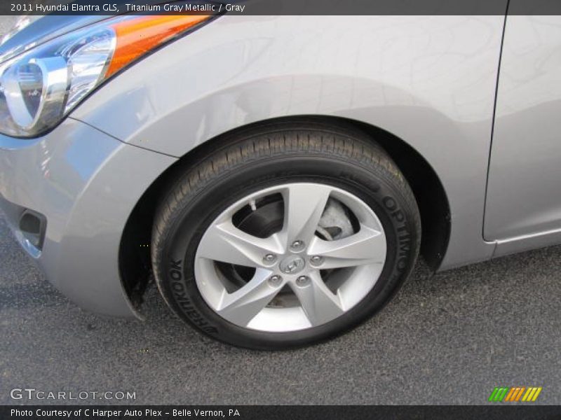 Titanium Gray Metallic / Gray 2011 Hyundai Elantra GLS