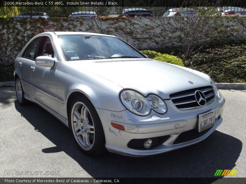 Iridium Silver Metallic / Black 2006 Mercedes-Benz C 55 AMG
