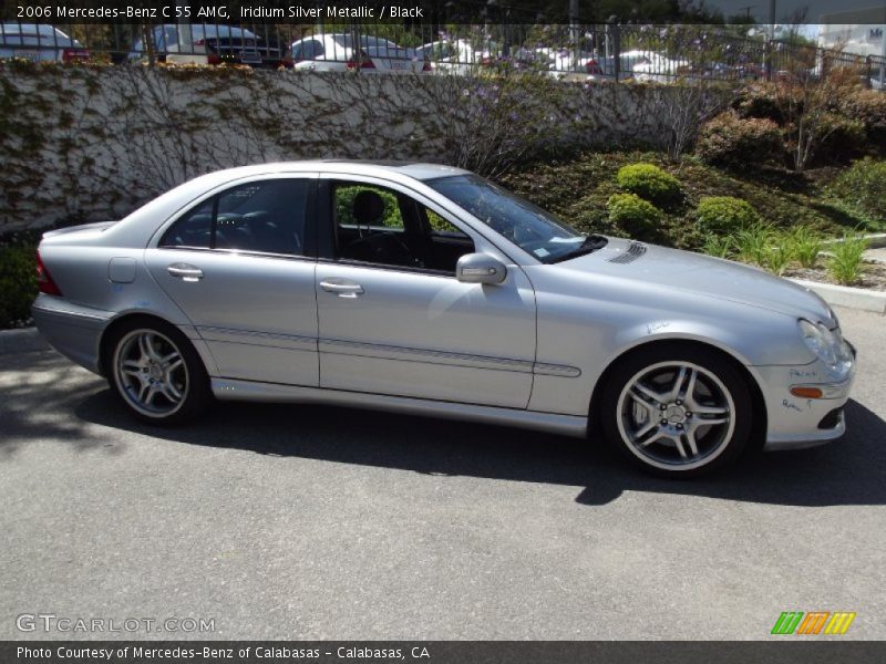 Iridium Silver Metallic / Black 2006 Mercedes-Benz C 55 AMG