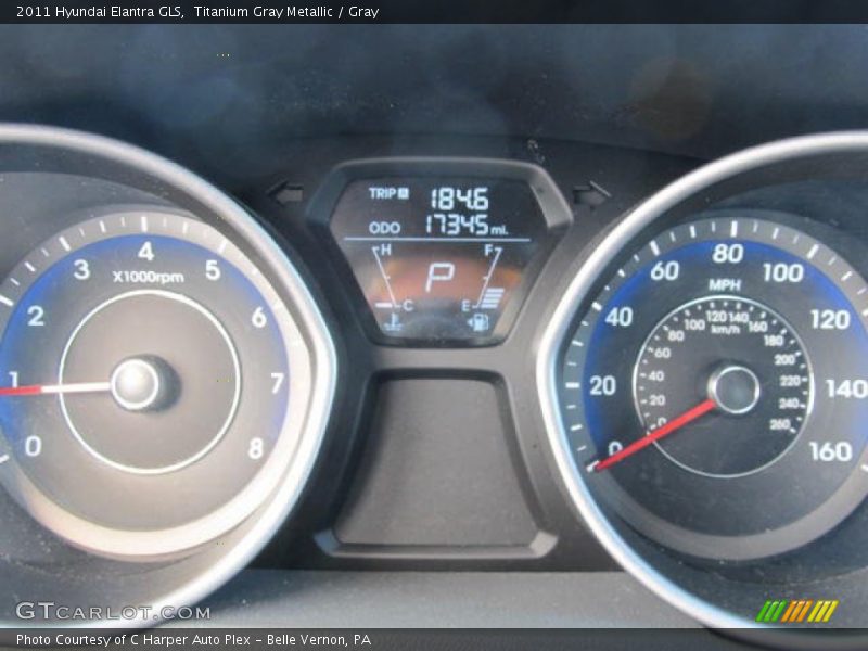 Titanium Gray Metallic / Gray 2011 Hyundai Elantra GLS