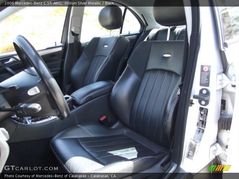 Iridium Silver Metallic / Black 2006 Mercedes-Benz C 55 AMG