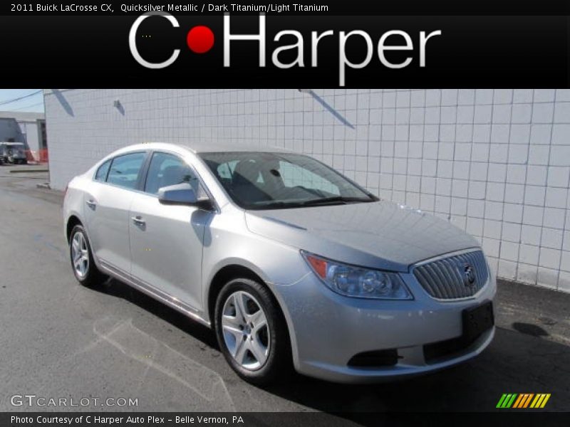 Quicksilver Metallic / Dark Titanium/Light Titanium 2011 Buick LaCrosse CX