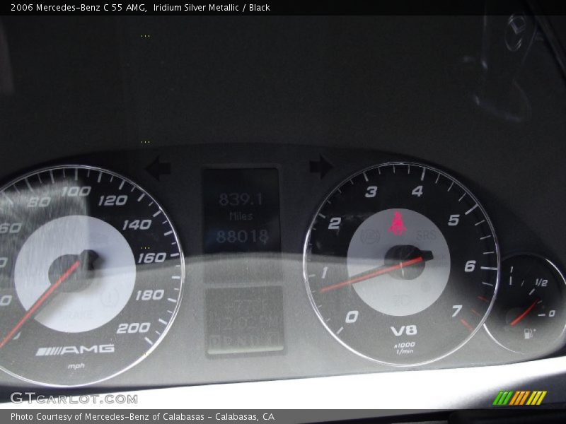 Iridium Silver Metallic / Black 2006 Mercedes-Benz C 55 AMG