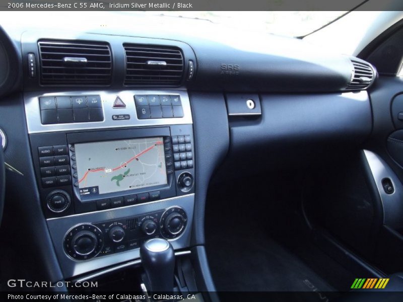 Iridium Silver Metallic / Black 2006 Mercedes-Benz C 55 AMG