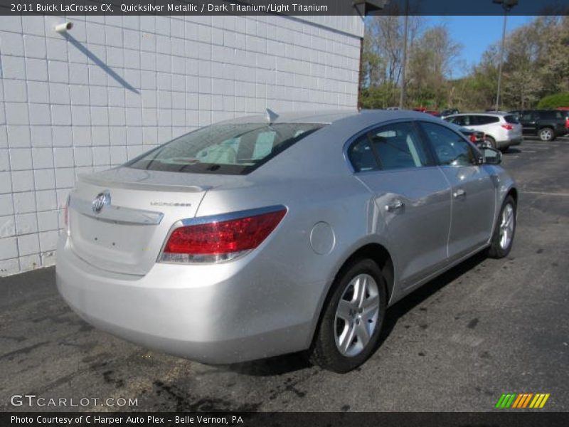 Quicksilver Metallic / Dark Titanium/Light Titanium 2011 Buick LaCrosse CX