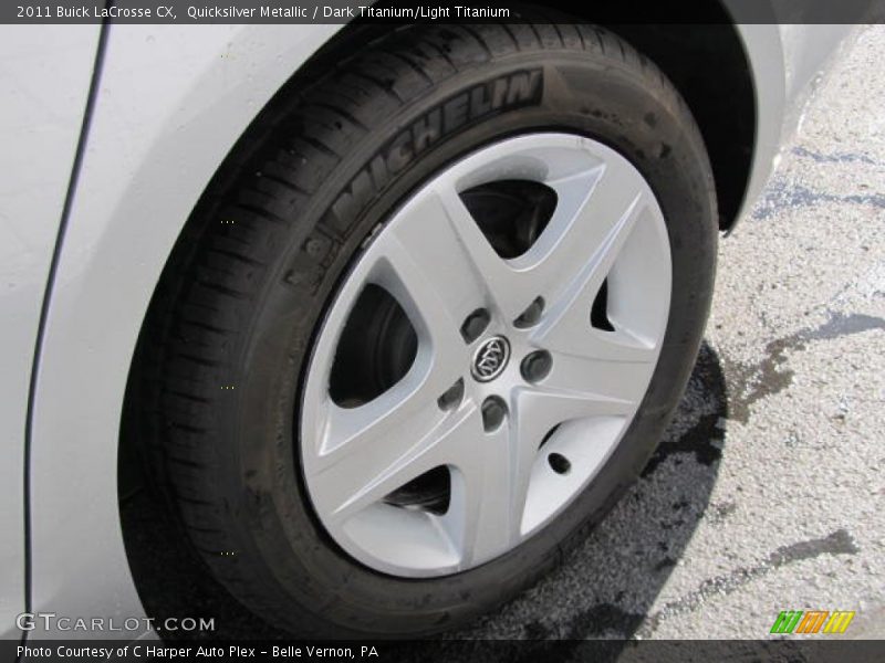 Quicksilver Metallic / Dark Titanium/Light Titanium 2011 Buick LaCrosse CX