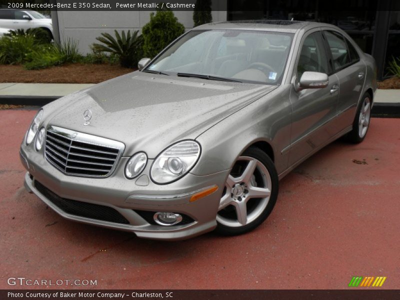 Pewter Metallic / Cashmere 2009 Mercedes-Benz E 350 Sedan