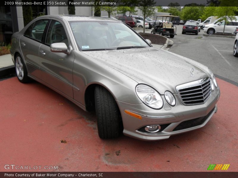 Pewter Metallic / Cashmere 2009 Mercedes-Benz E 350 Sedan