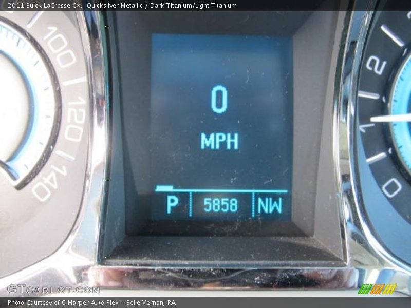 Quicksilver Metallic / Dark Titanium/Light Titanium 2011 Buick LaCrosse CX