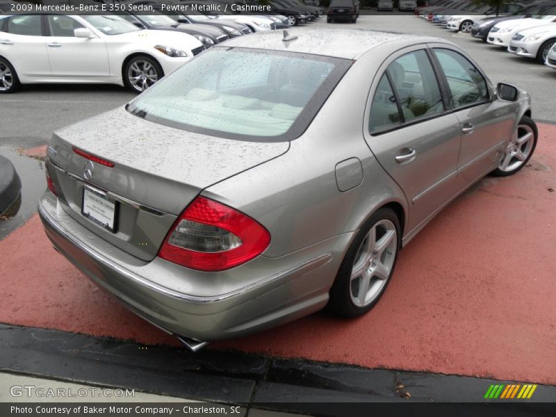 Pewter Metallic / Cashmere 2009 Mercedes-Benz E 350 Sedan
