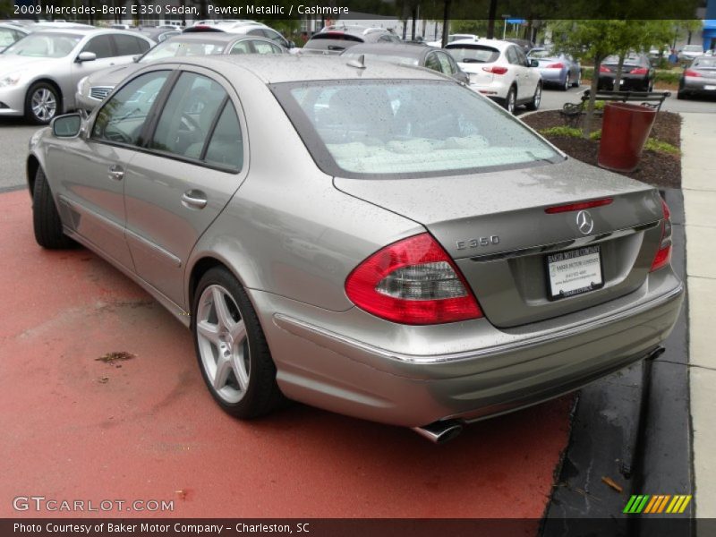 Pewter Metallic / Cashmere 2009 Mercedes-Benz E 350 Sedan