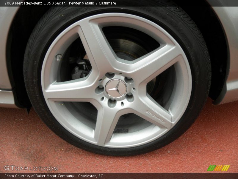 Pewter Metallic / Cashmere 2009 Mercedes-Benz E 350 Sedan