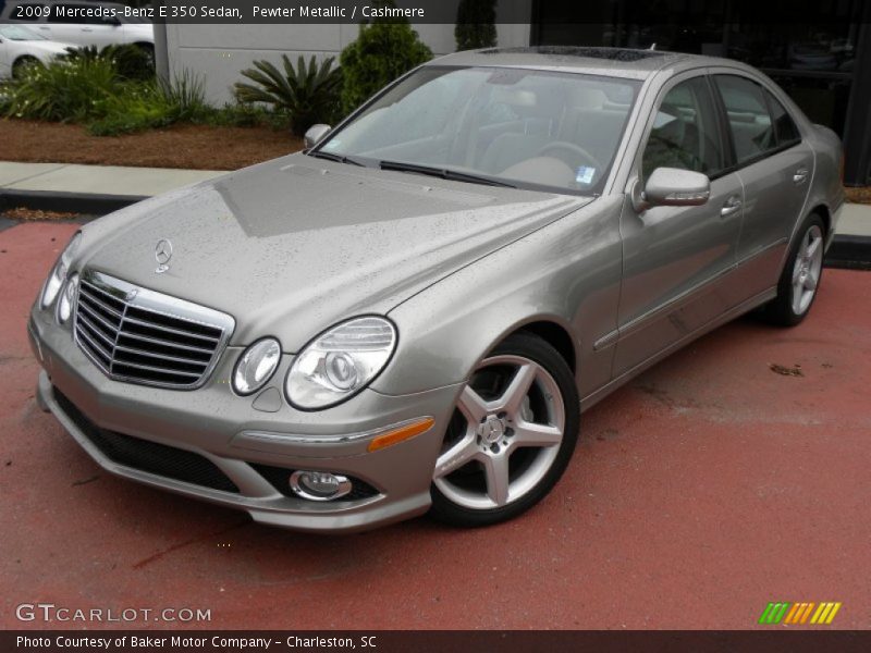 Pewter Metallic / Cashmere 2009 Mercedes-Benz E 350 Sedan